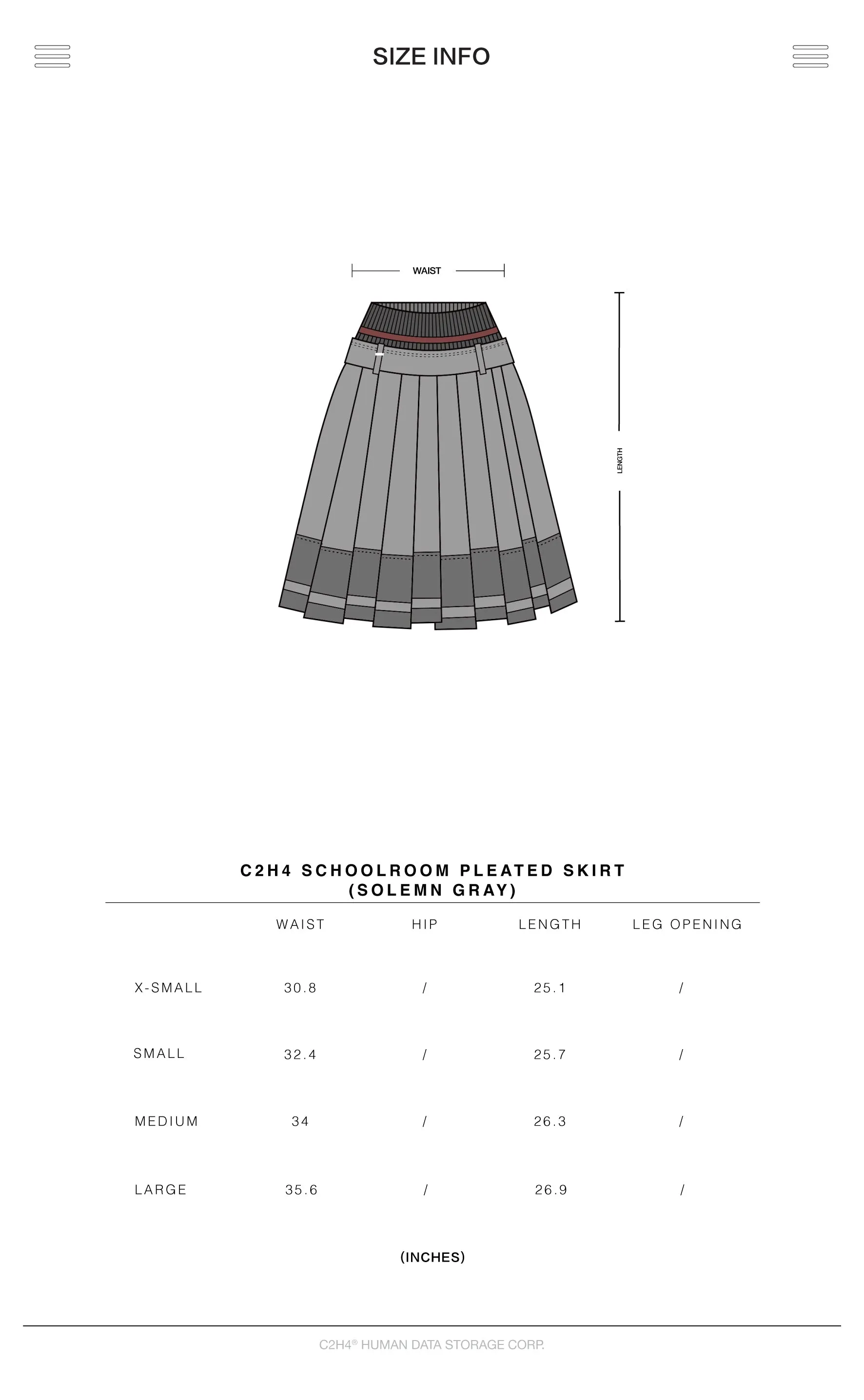 007 - Schoolroom Pleated Skirt