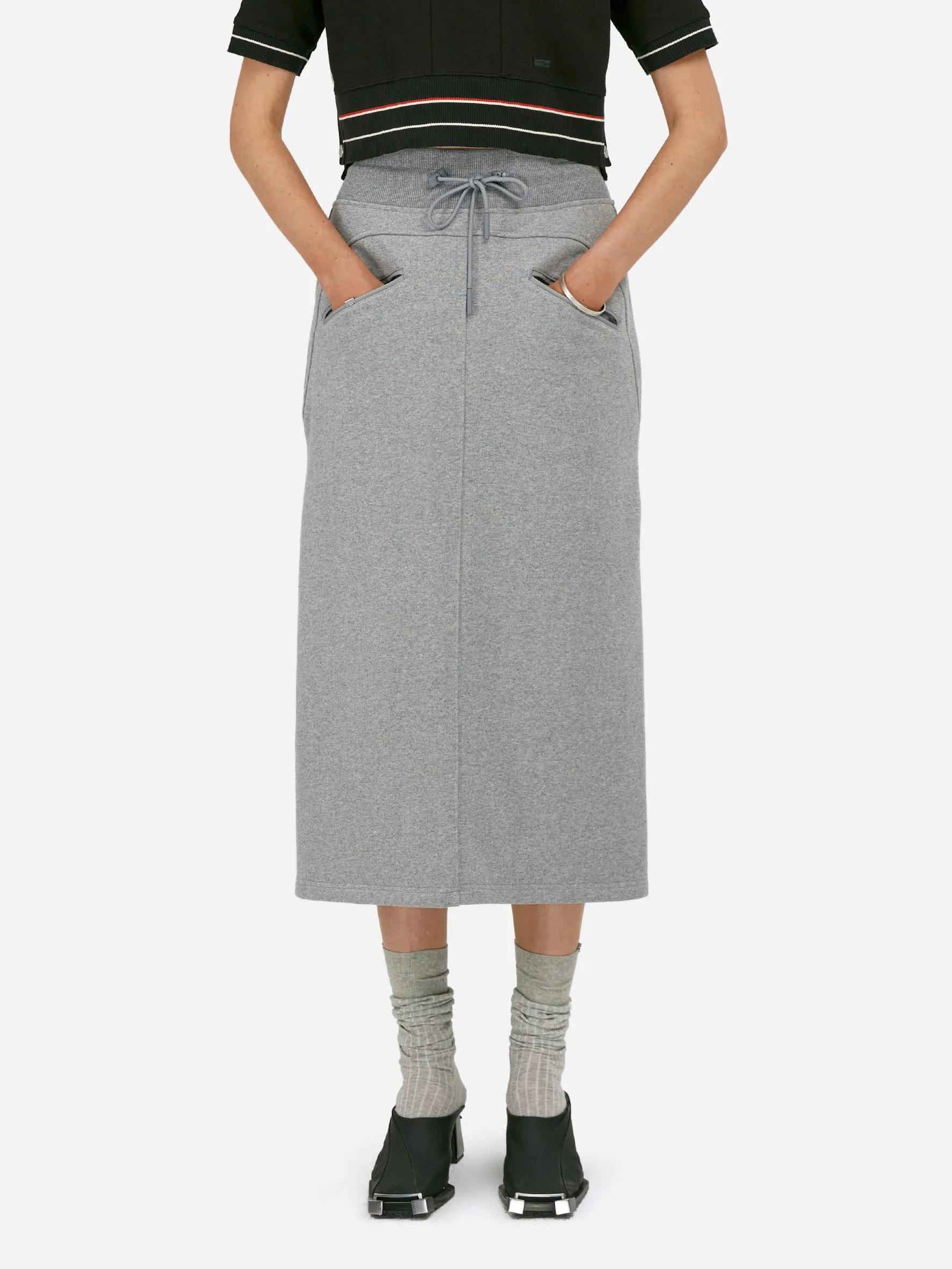 007 - Sweat Midi Skirt