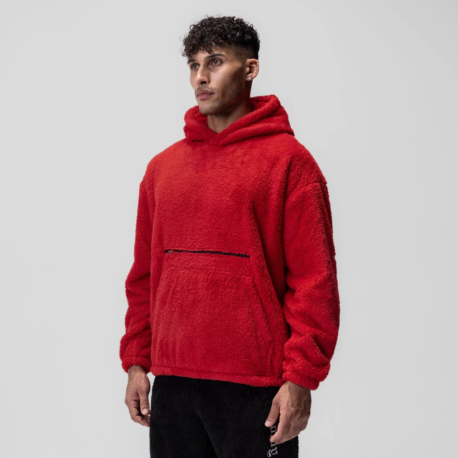 0553. Sherpa Recovery Hoodie - Akira Red/White