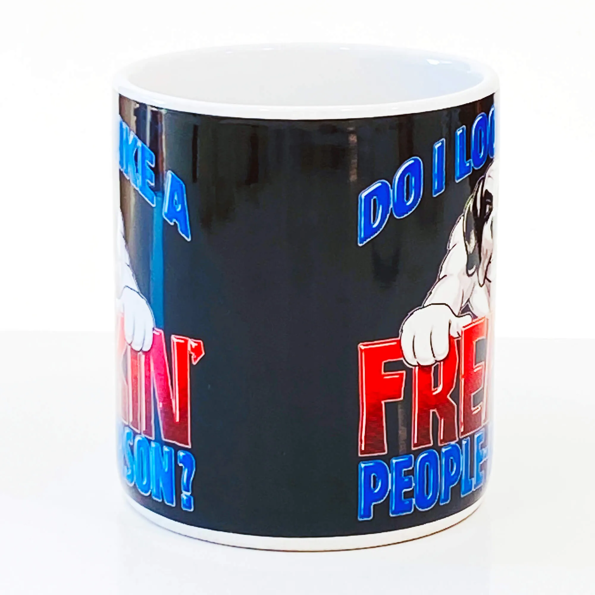 2003 Big Dog Jumbo Ceramic Mug "Do I Look Like A Frickin' People Person?"