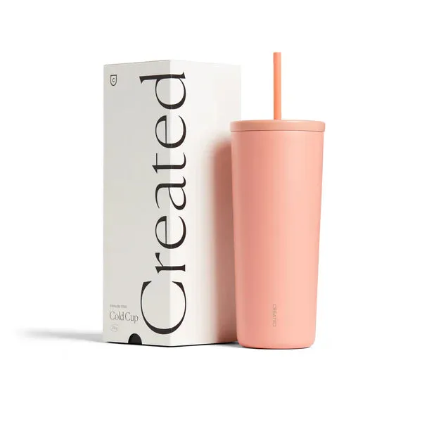 24oz Cold Cup in Eraser Pink