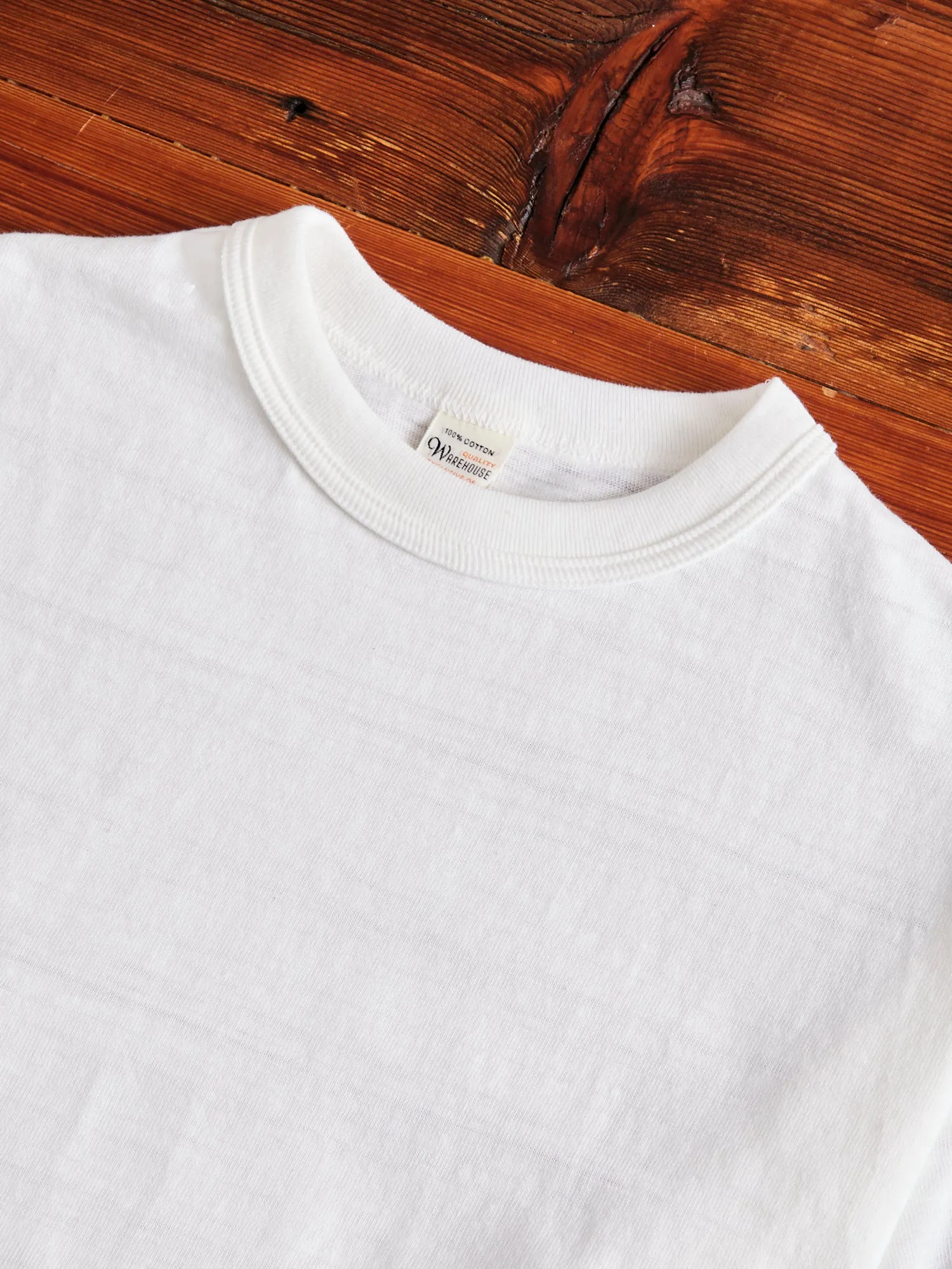 4601 Loopwheel Tee in Off White