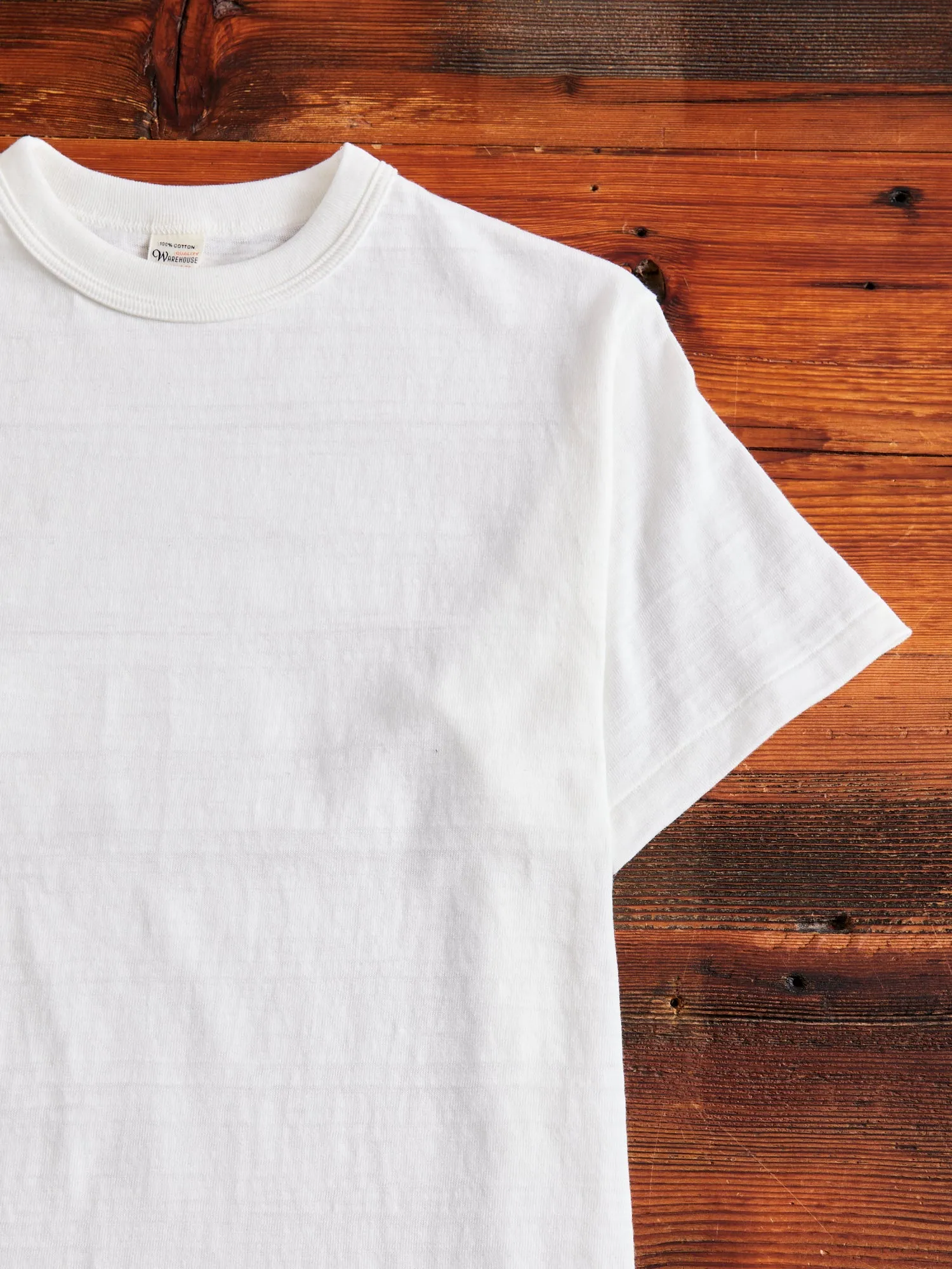 4601 Loopwheel Tee in Off White