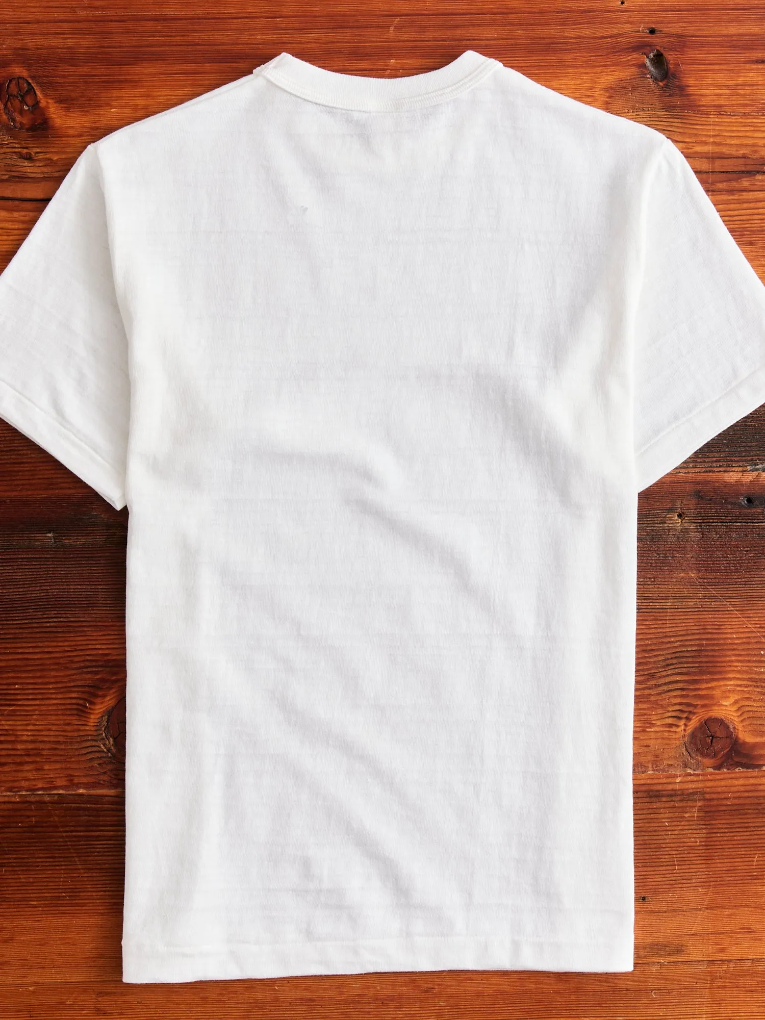 4601 Loopwheel Tee in Off White