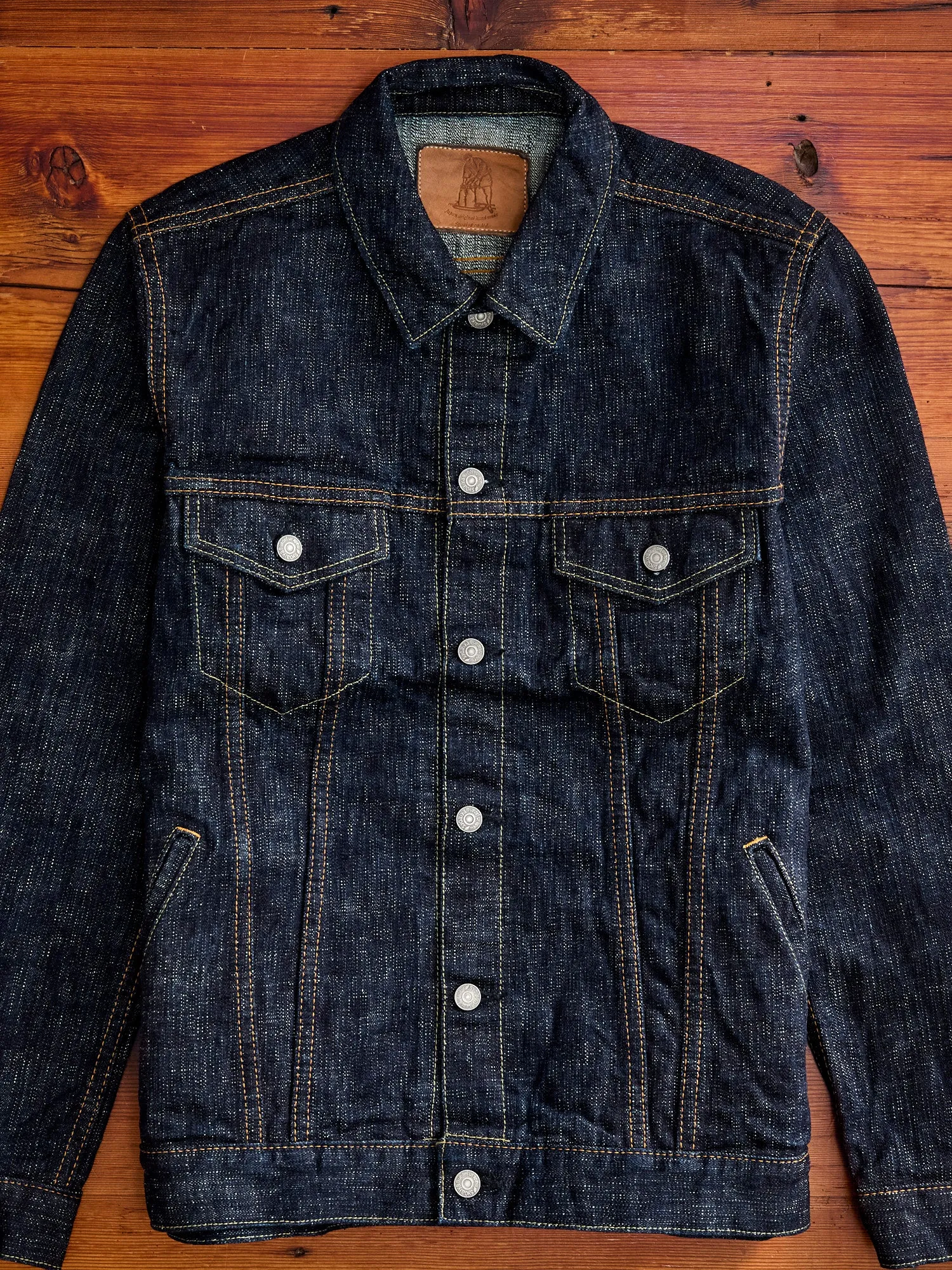 6112 16oz "Double Slub" Type-3 Denim Jacket in Indigo