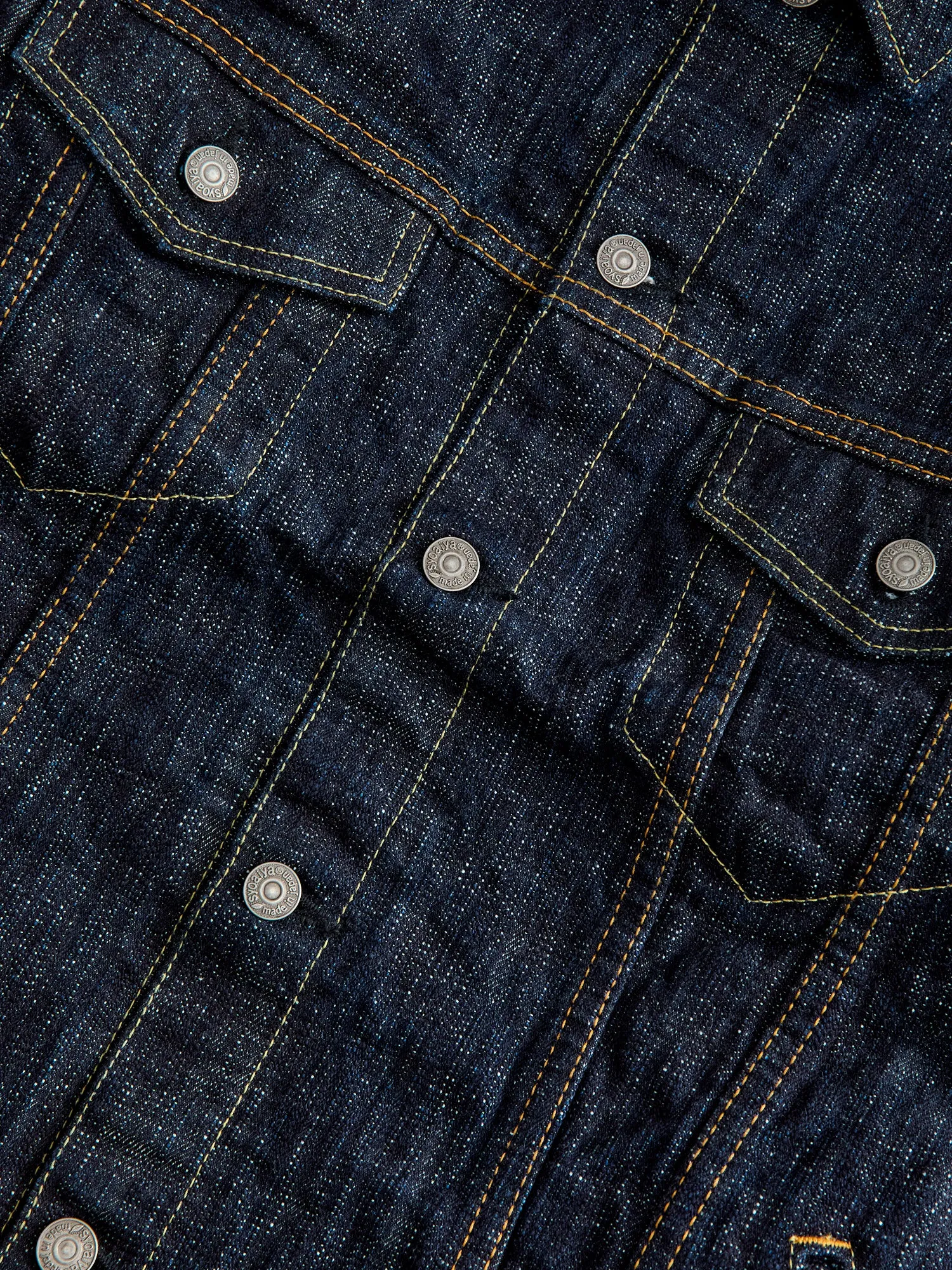 6112 16oz "Double Slub" Type-3 Denim Jacket in Indigo