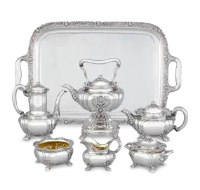 7-Piece Tiffany & Co. Chrysanthemum Tea Set