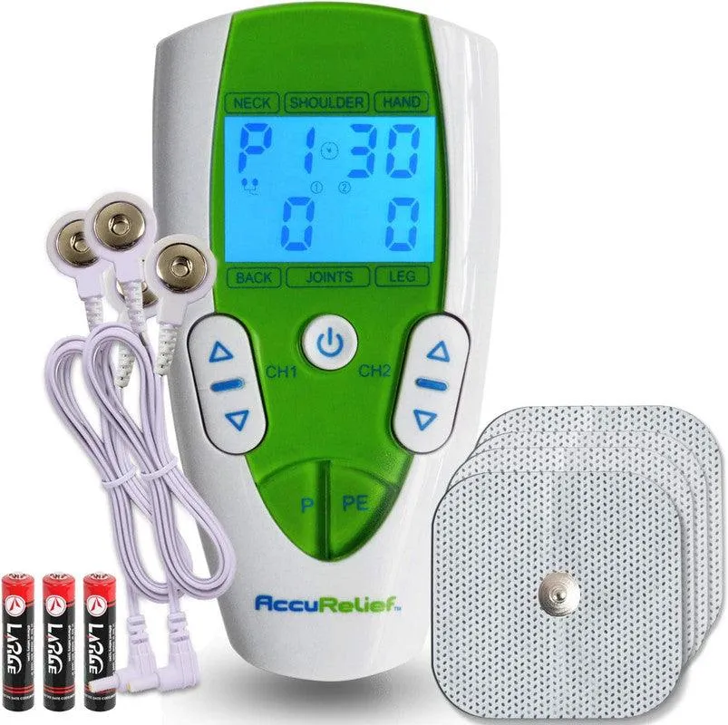 AccuRelief TENS Unit Pain Relief System - Kit