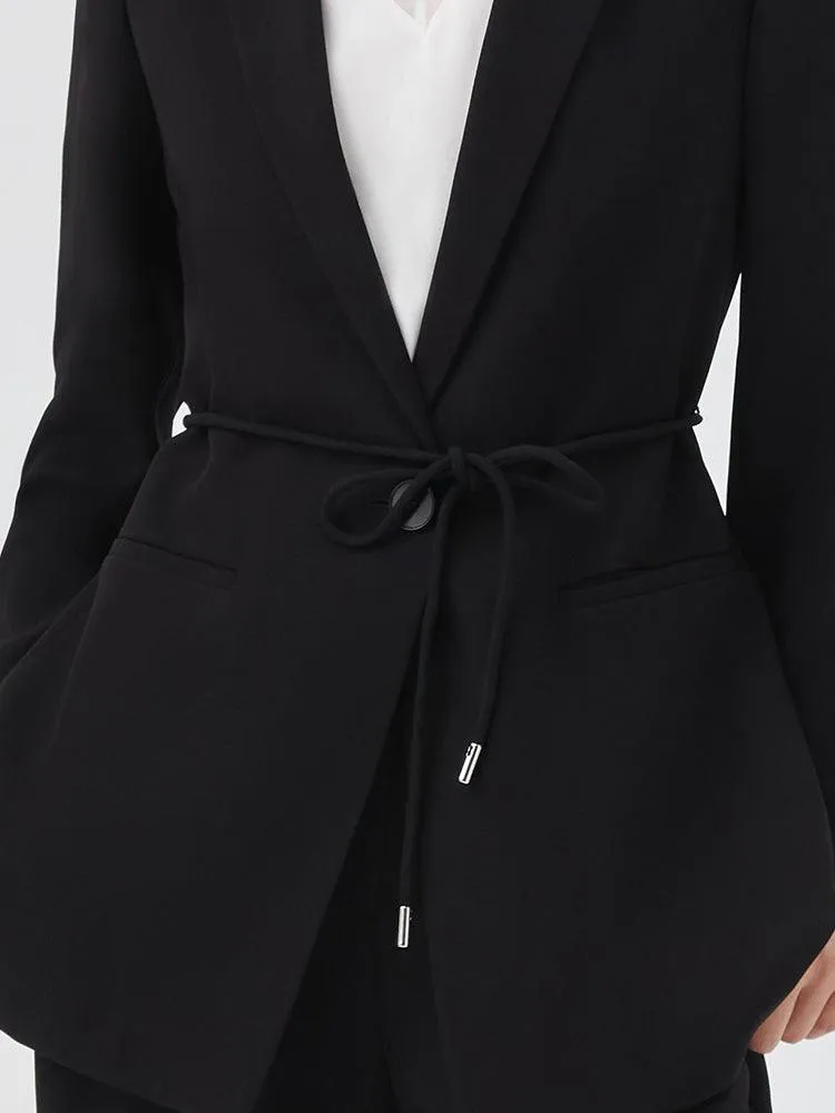 Acetate One-Button Blazer