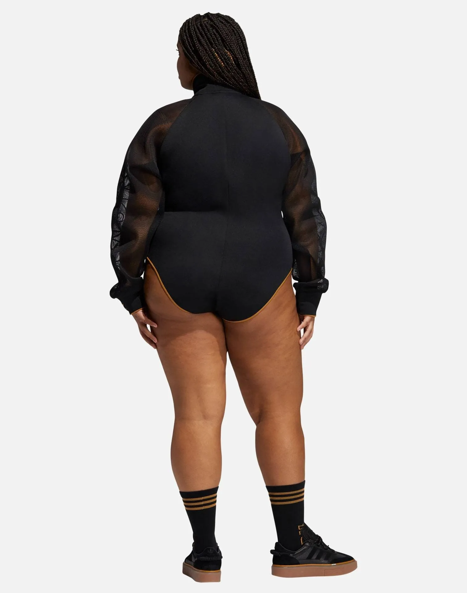 Adidas IVY PARK MESH SLEEVE BODYSUIT (PLUS SIZE)