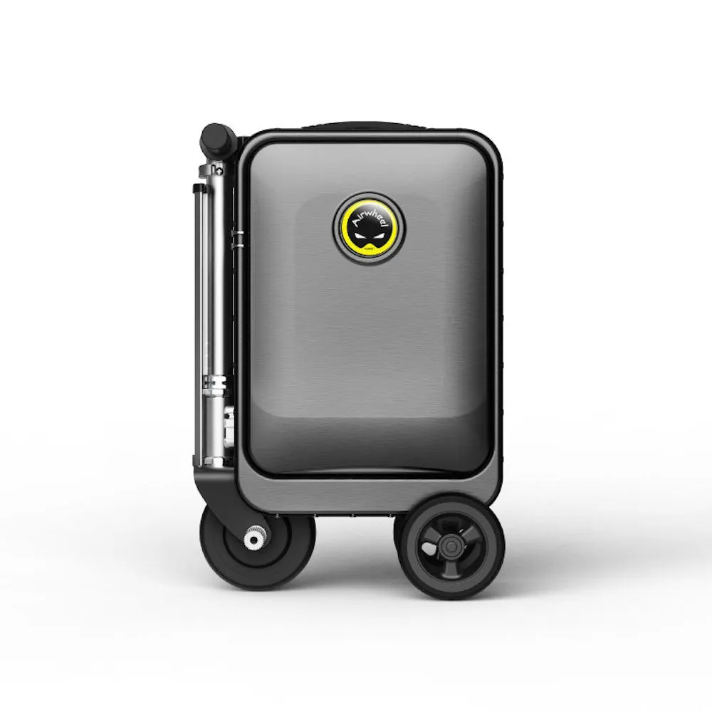 Airwheel SE3S - Electric Luggage Scooter - Black | Smart-Riding Automatic-Extendable Suitcase with Removable Battery