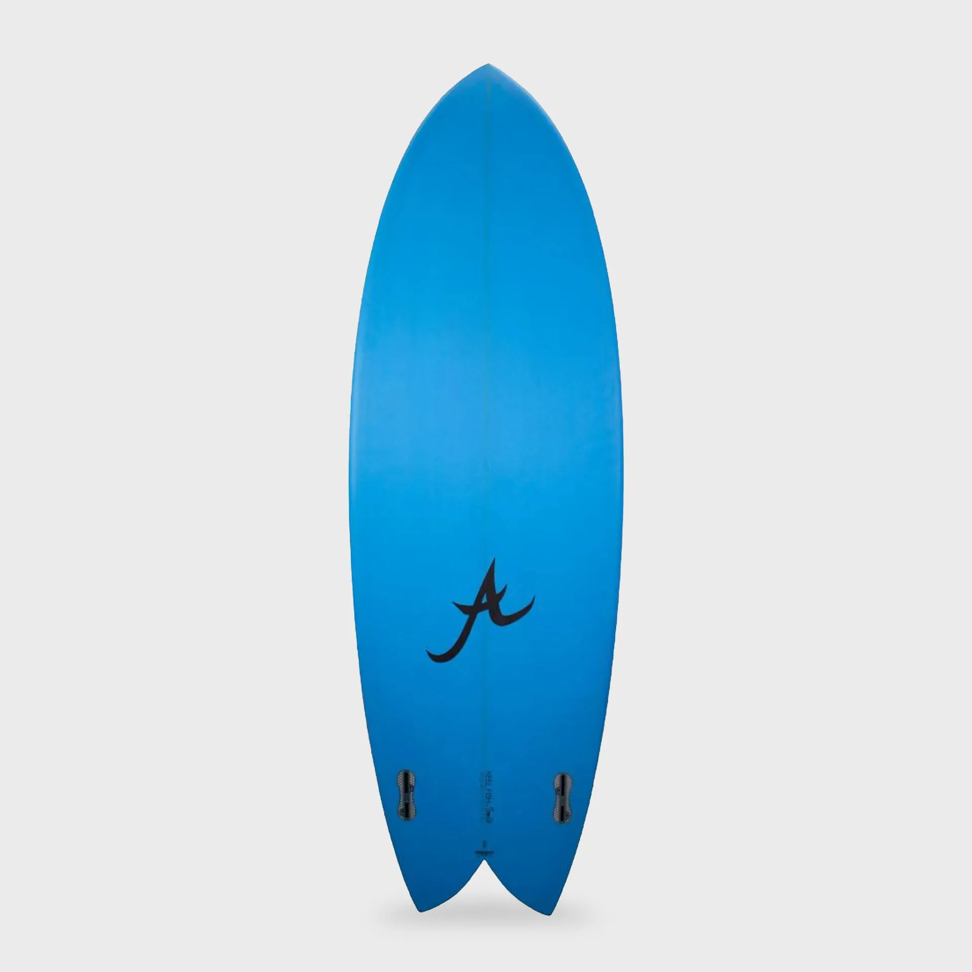 Aloha 5'6 Keel Twin PU Blue - Twin Fin Surfboard