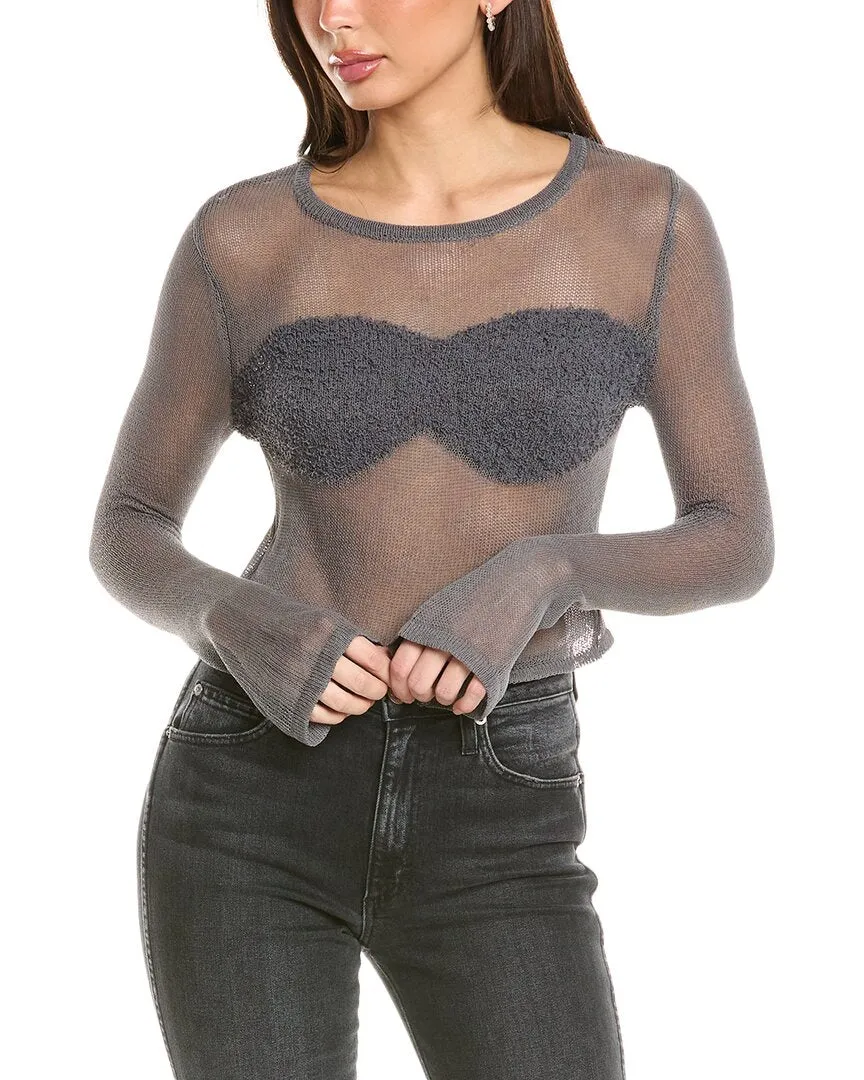 & Rouge Sheer Top