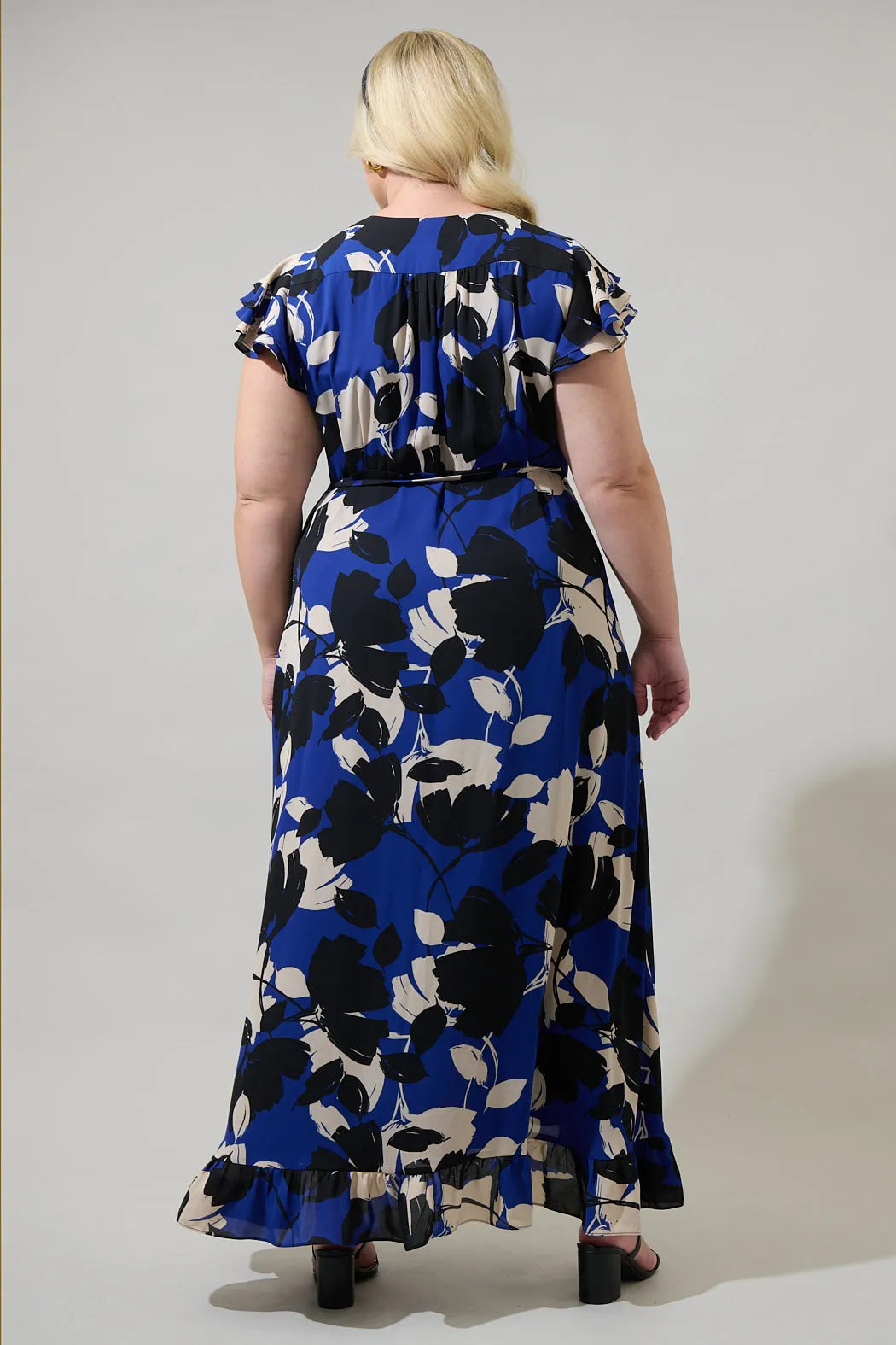 Anthem Floral Califa Maxi Wrap Dress Curve