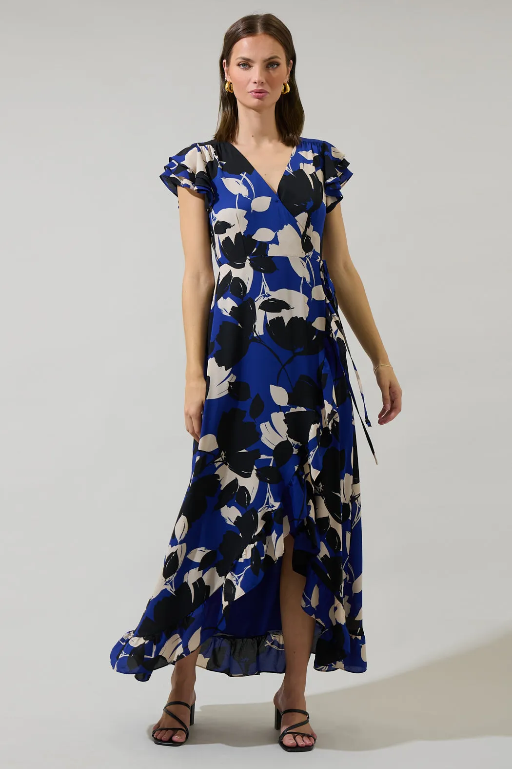 Anthem Floral Califa Maxi Wrap Dress