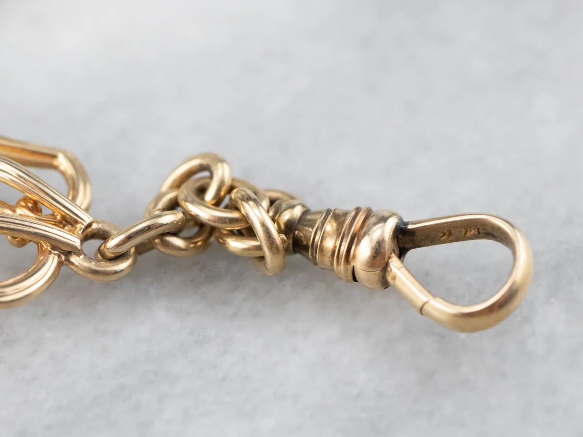 Antique "SAR" Watch Fob and Chain