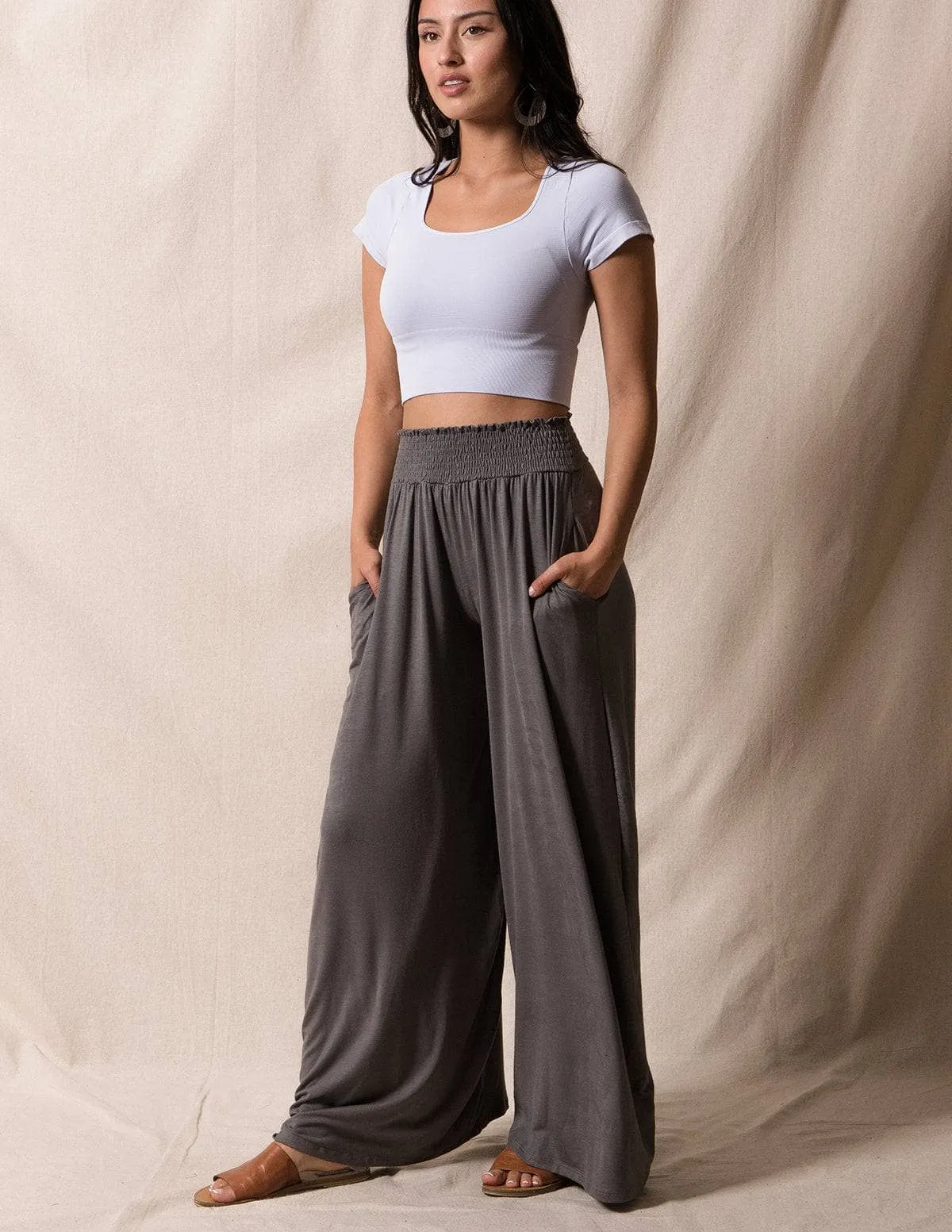 Bamboo Palazzo Pants - As-Is-Clearance