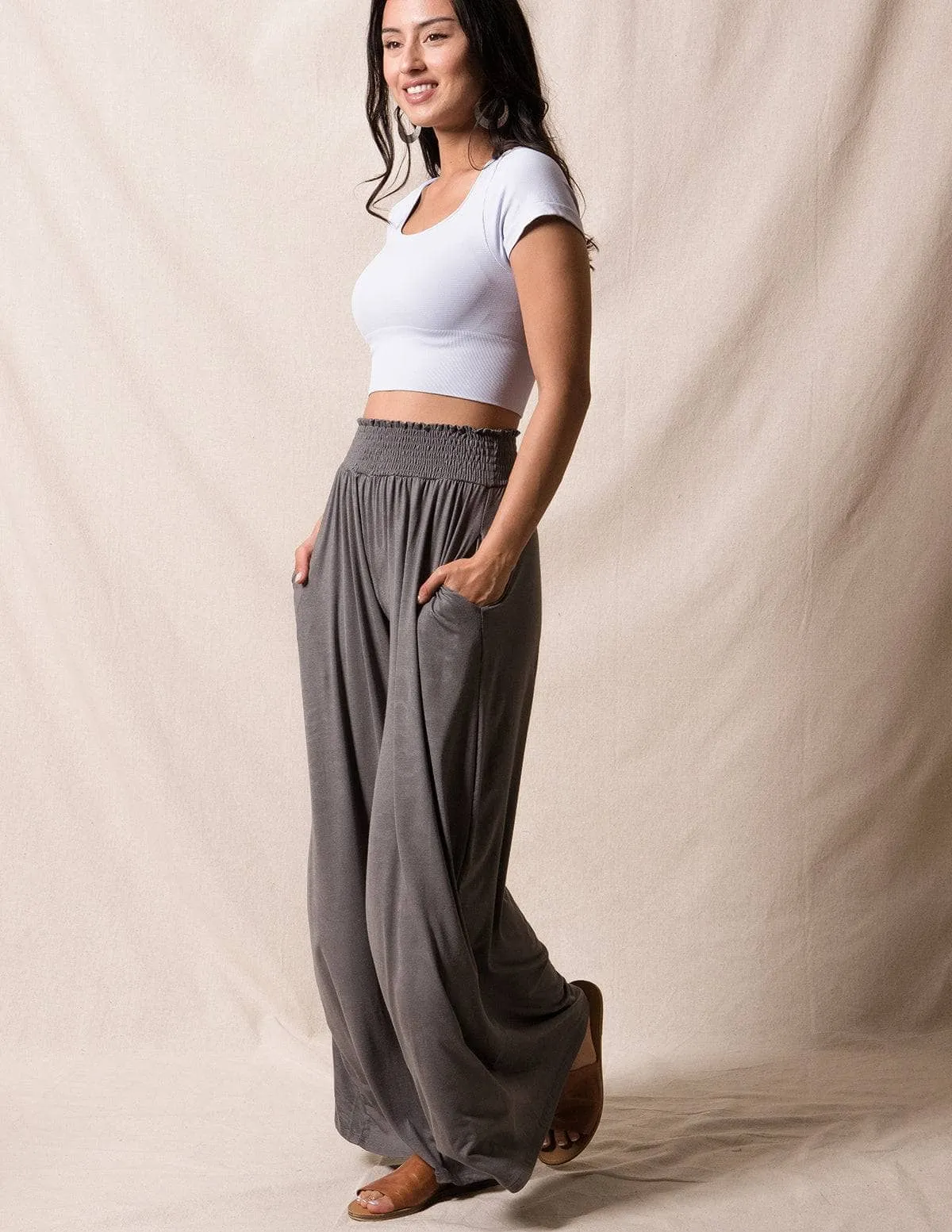 Bamboo Palazzo Pants - As-Is-Clearance