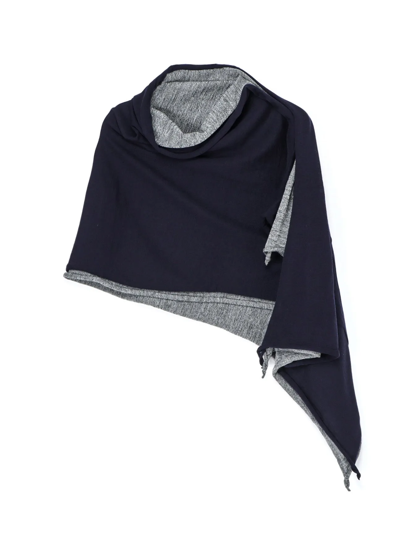 BIG LOGO JERSEY PONCHO SNOOD