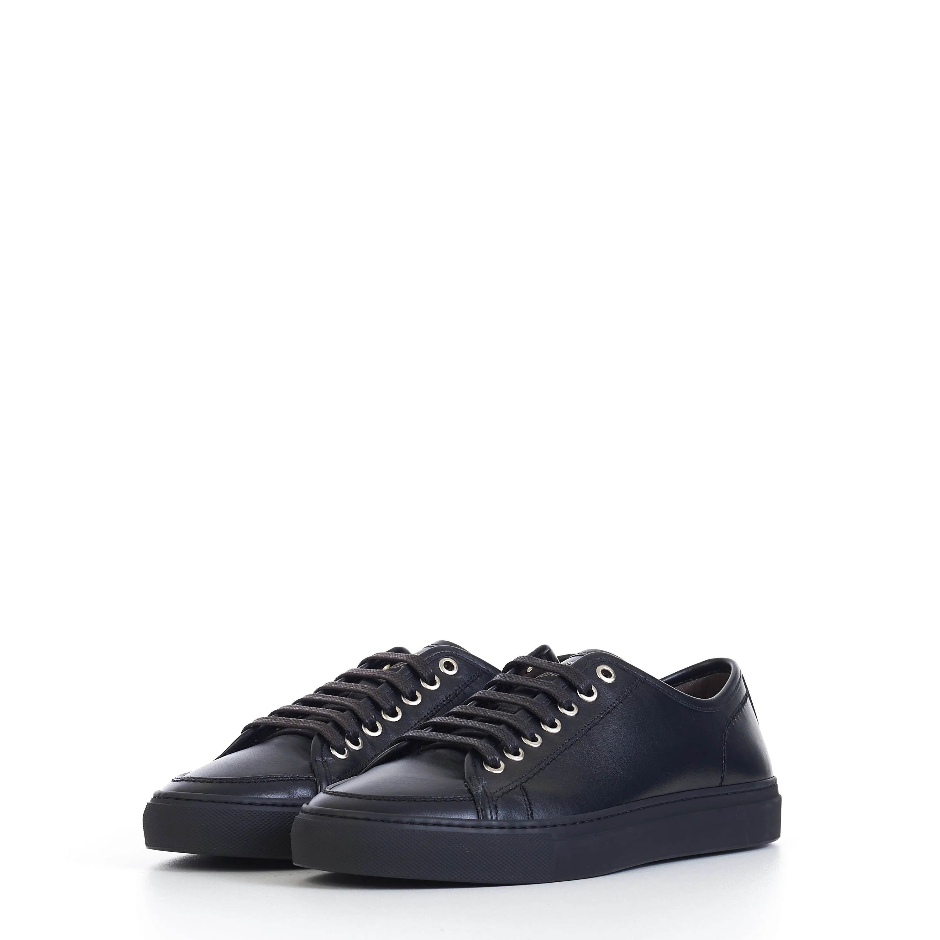 Black Nappa Leather Primevera Sneakers