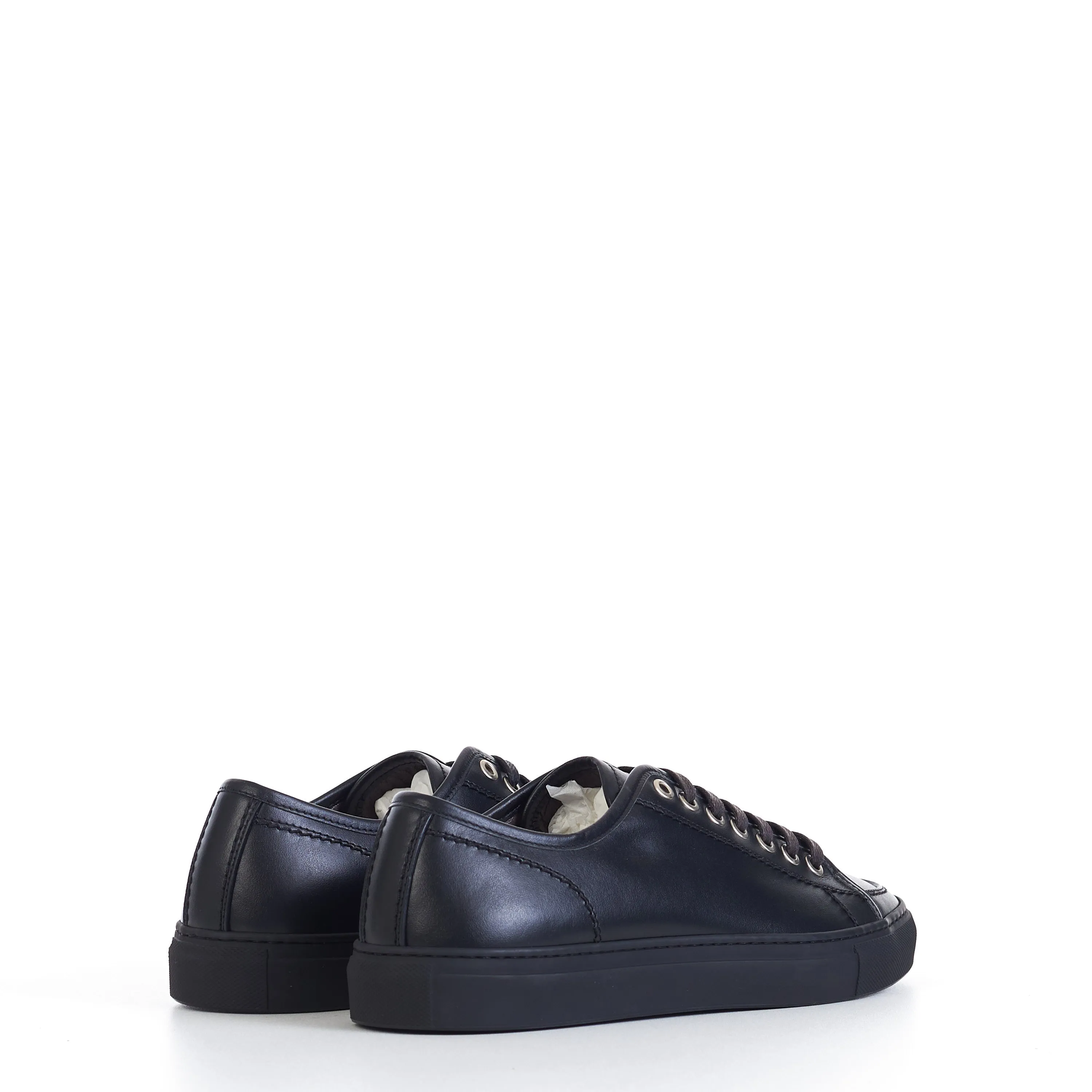 Black Nappa Leather Primevera Sneakers