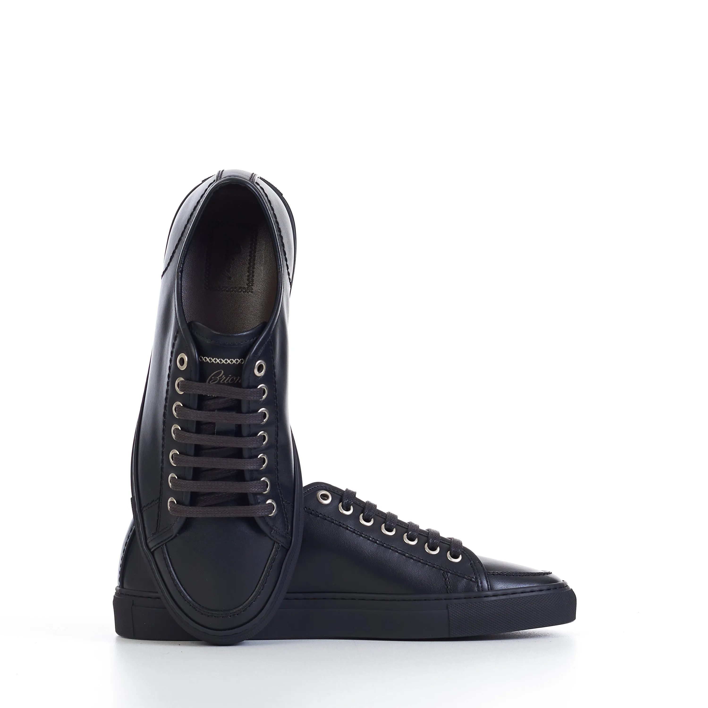 Black Nappa Leather Primevera Sneakers