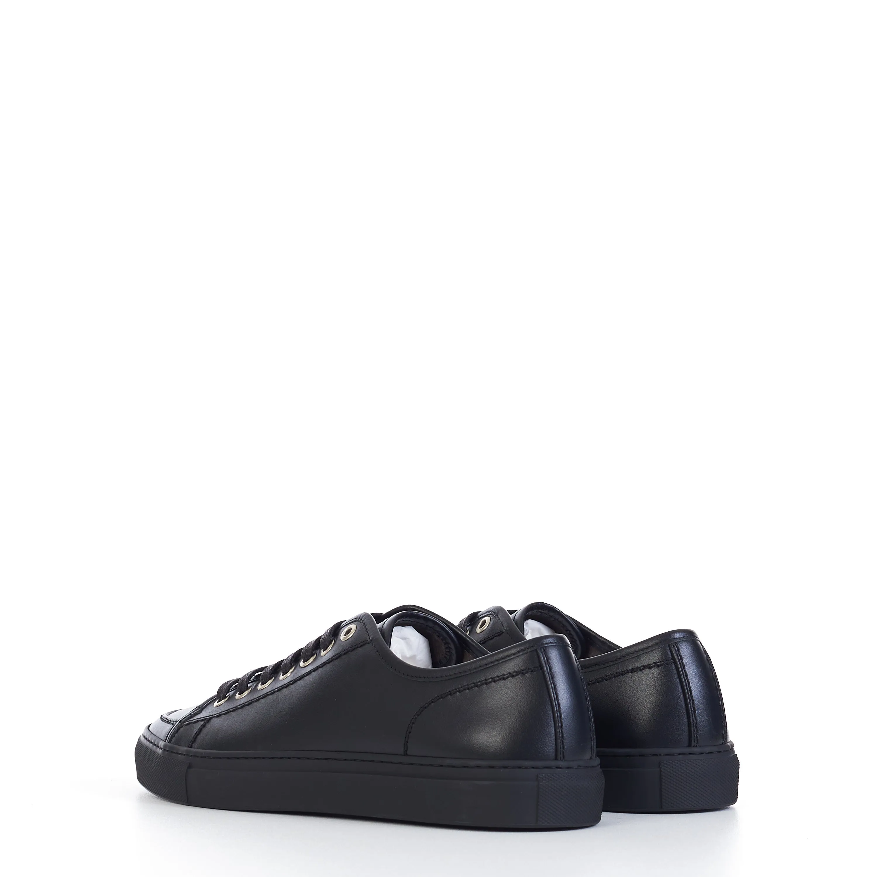 Black Nappa Leather Primevera Sneakers