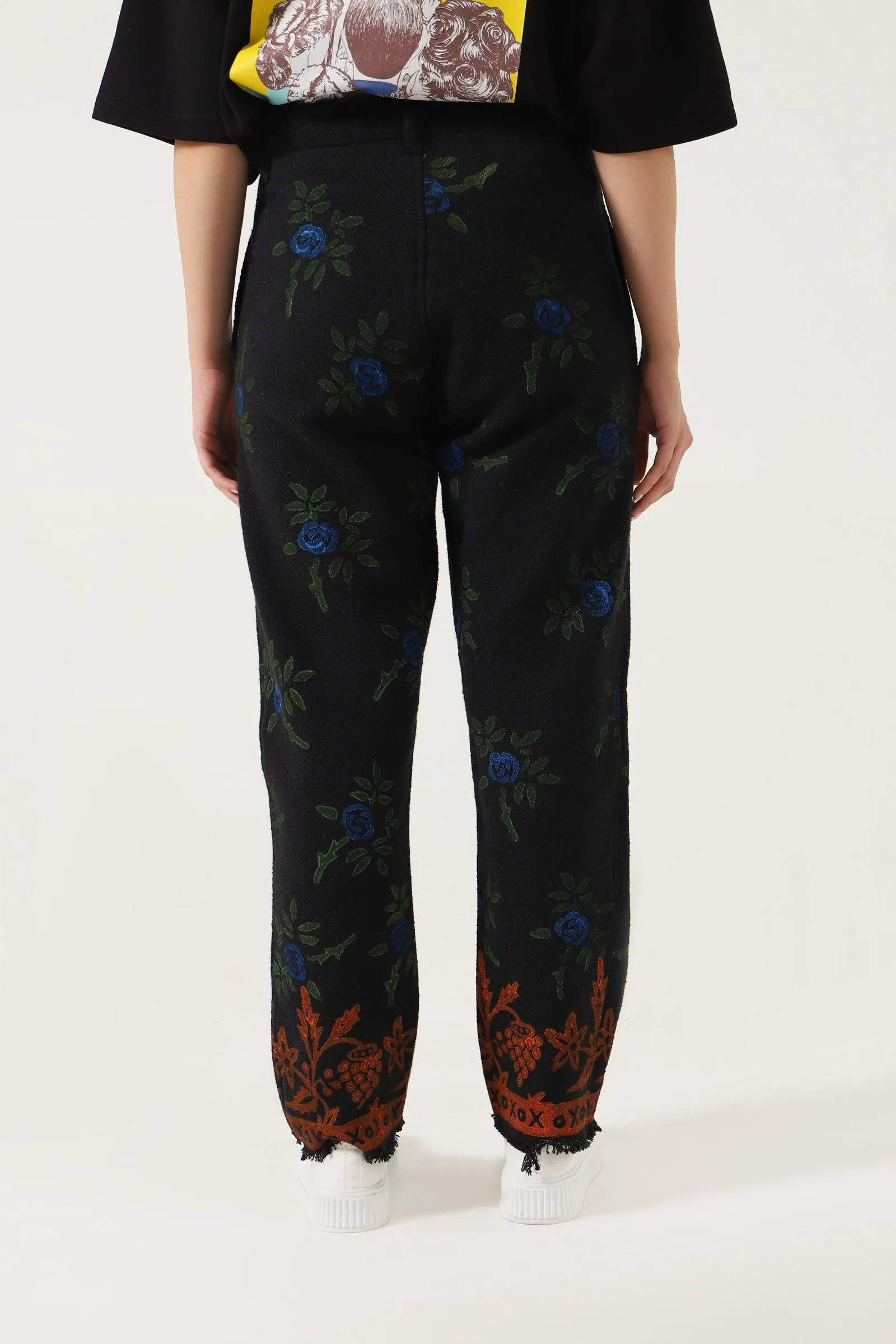 BLOCK PRINTED "GARDEN" PANTS