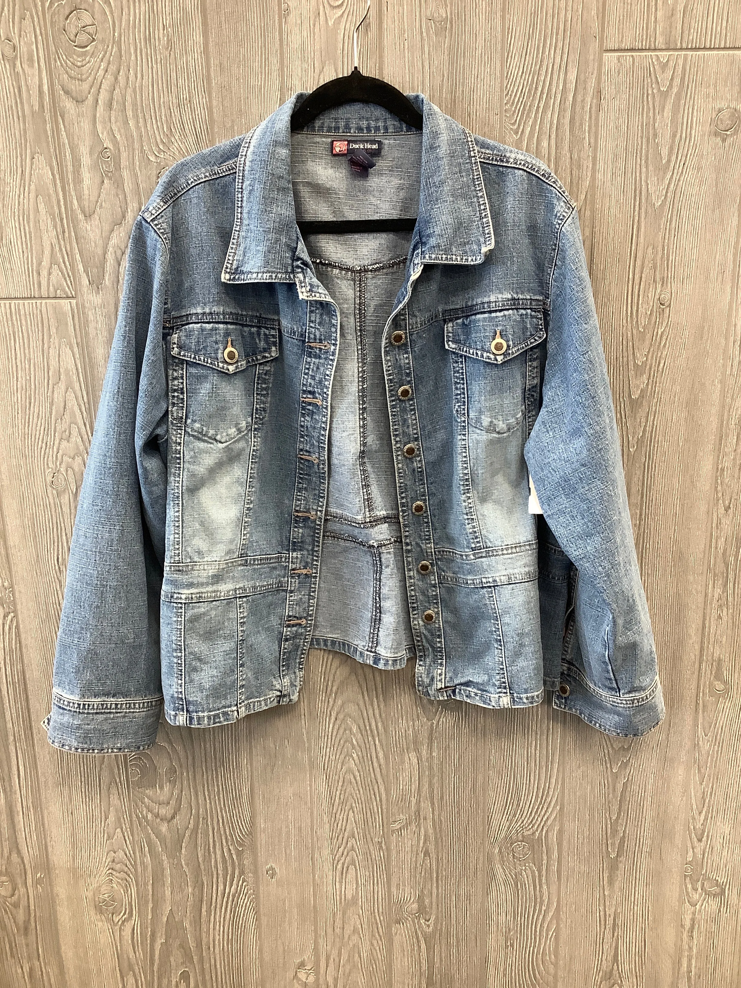 Blue Denim Jacket Denim Duckhead, Size 2x