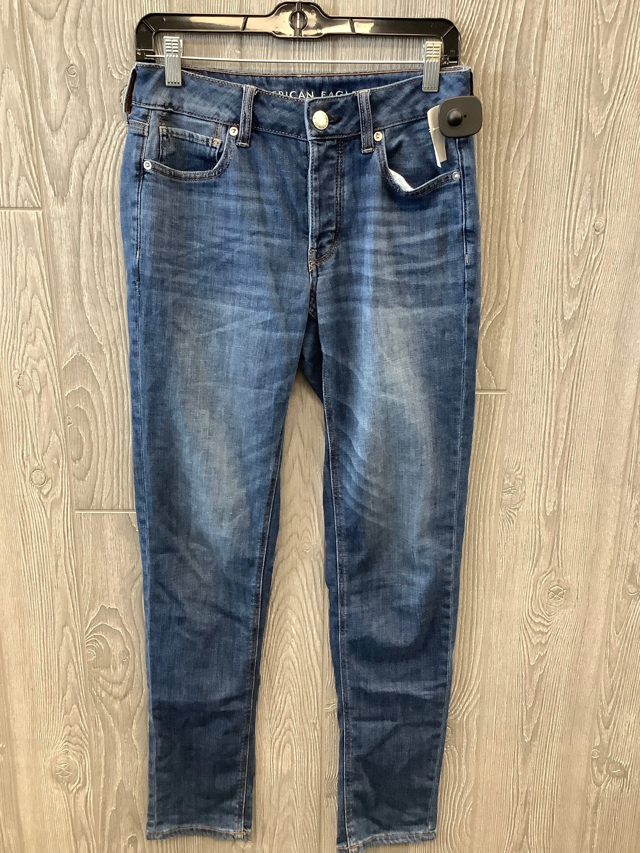 Blue Denim Jeans Skinny American Eagle, Size 4