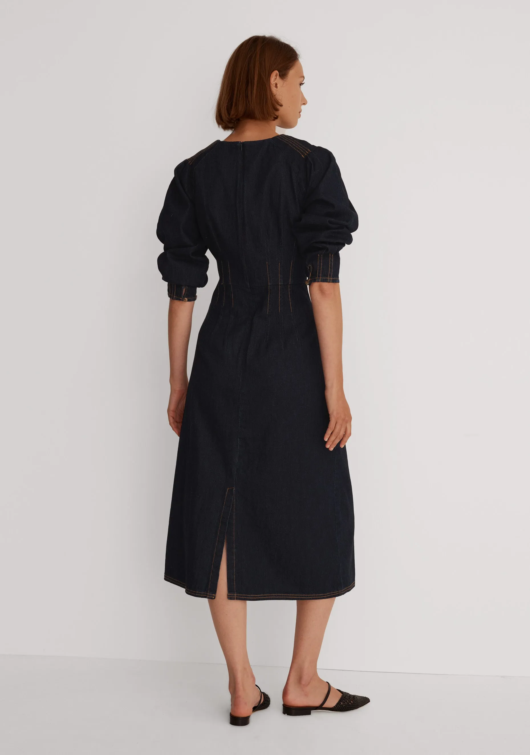 Boston Denim Dress_Indigo