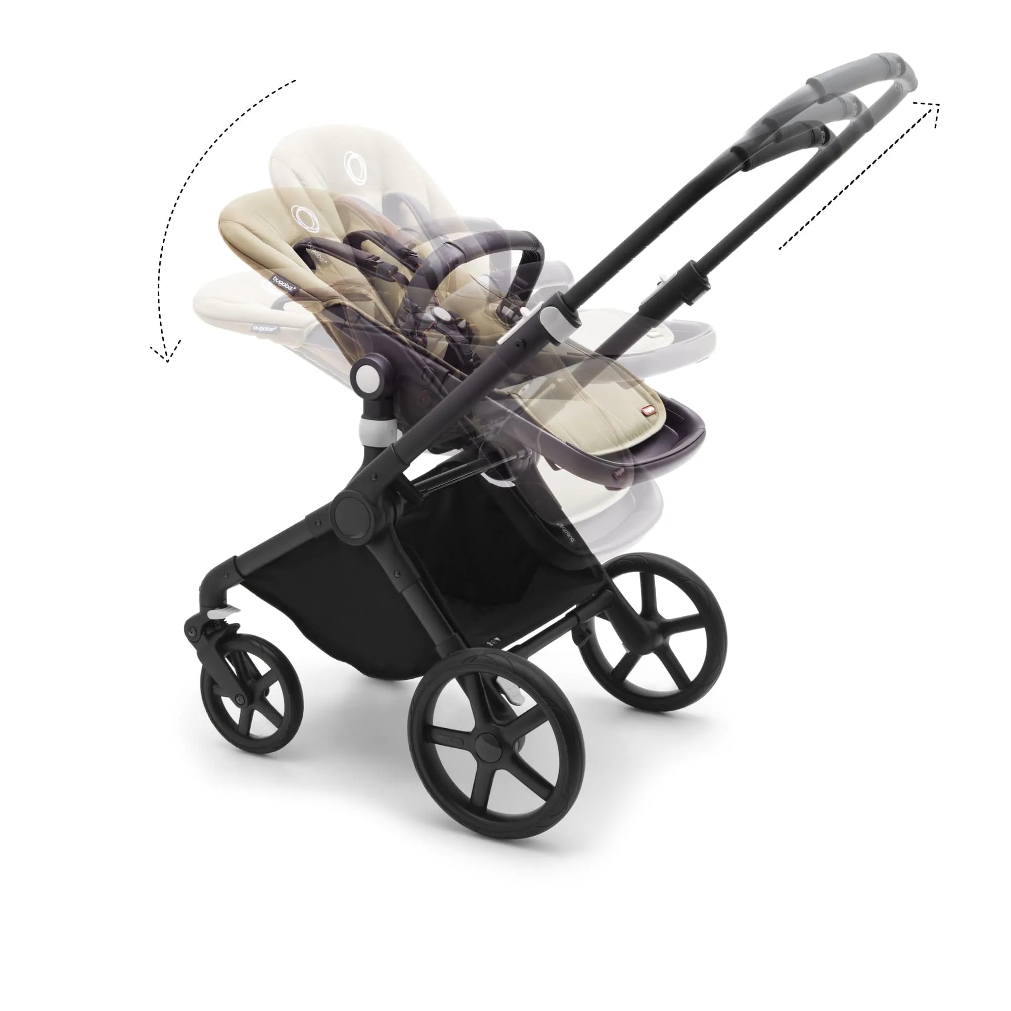 Bugaboo Fox Cub Essential Bundle - Black/Desert Beige