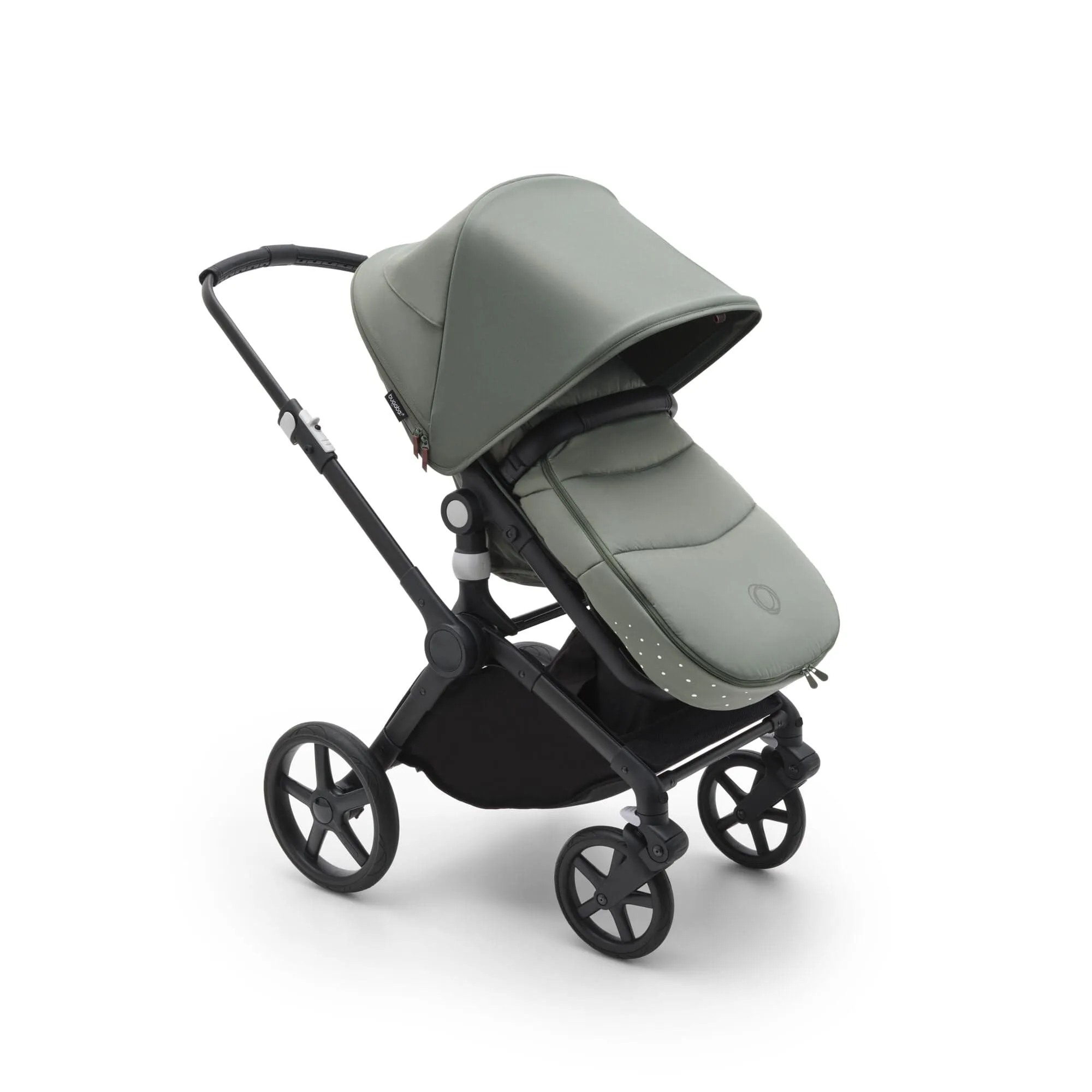 Bugaboo Fox Cub Essential Bundle - Black/Forest Green