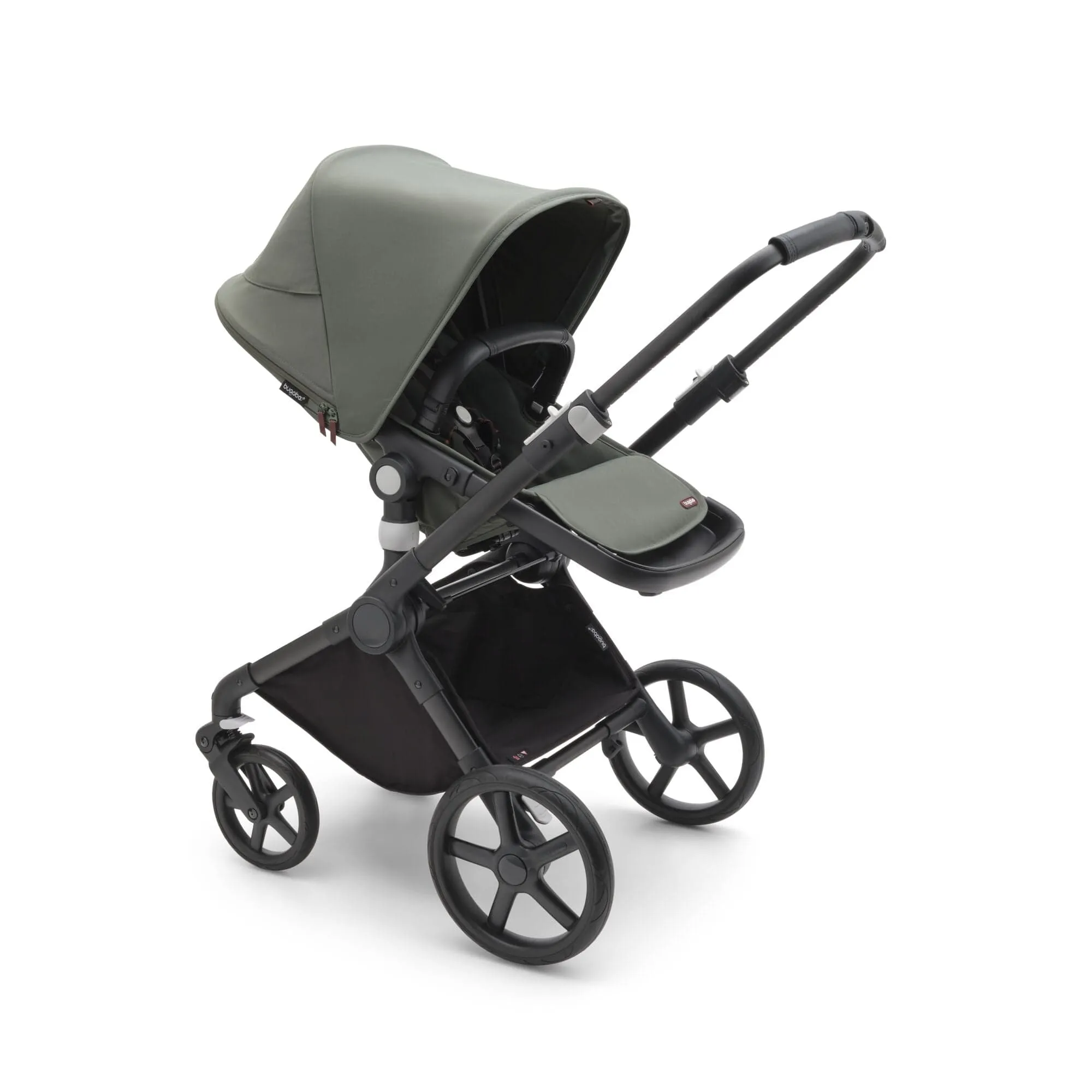 Bugaboo Fox Cub Essential Bundle - Black/Forest Green