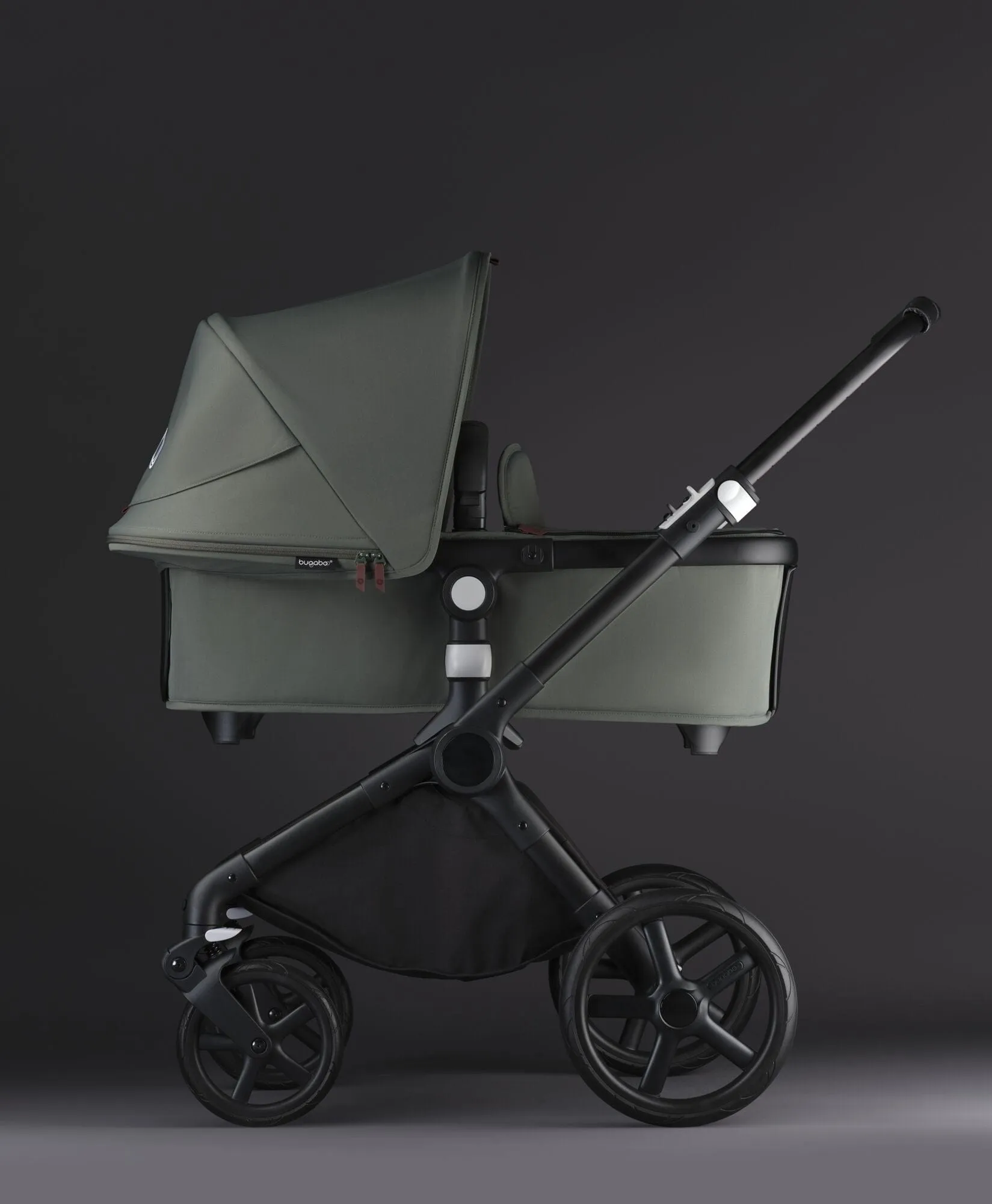 Bugaboo Fox Cub Essential Bundle - Black/Forest Green