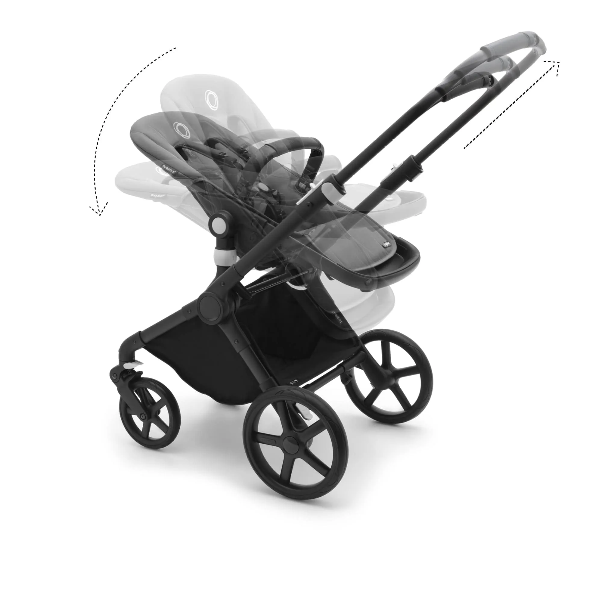 Bugaboo Fox Cub Essential Bundle - Black/Midnight Black