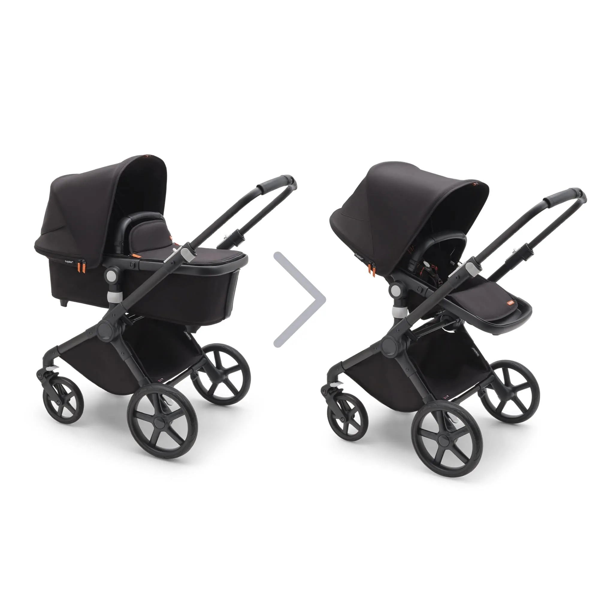 Bugaboo Fox Cub Essential Bundle - Black/Midnight Black