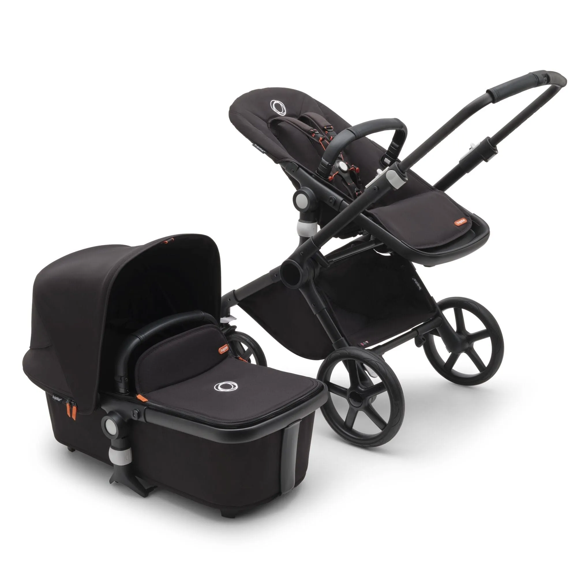 Bugaboo Fox Cub Essential Bundle - Black/Midnight Black