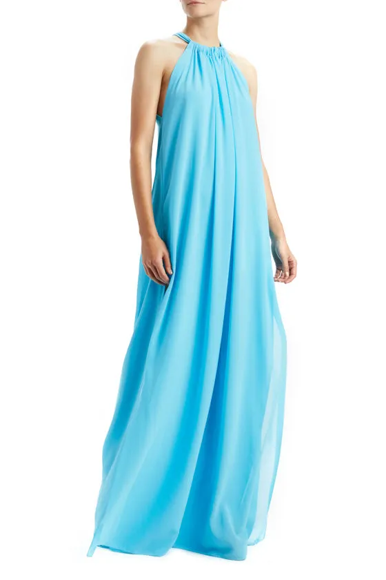 Capri Blue Sleeveless Tent Dress