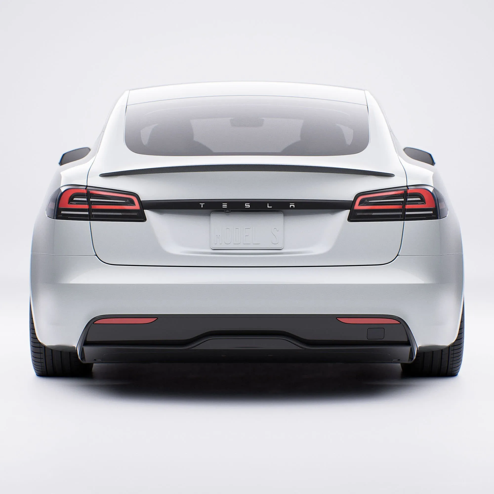 Carbon Fiber Spoiler Performance OEM Style for Tesla Model S 2014-2024