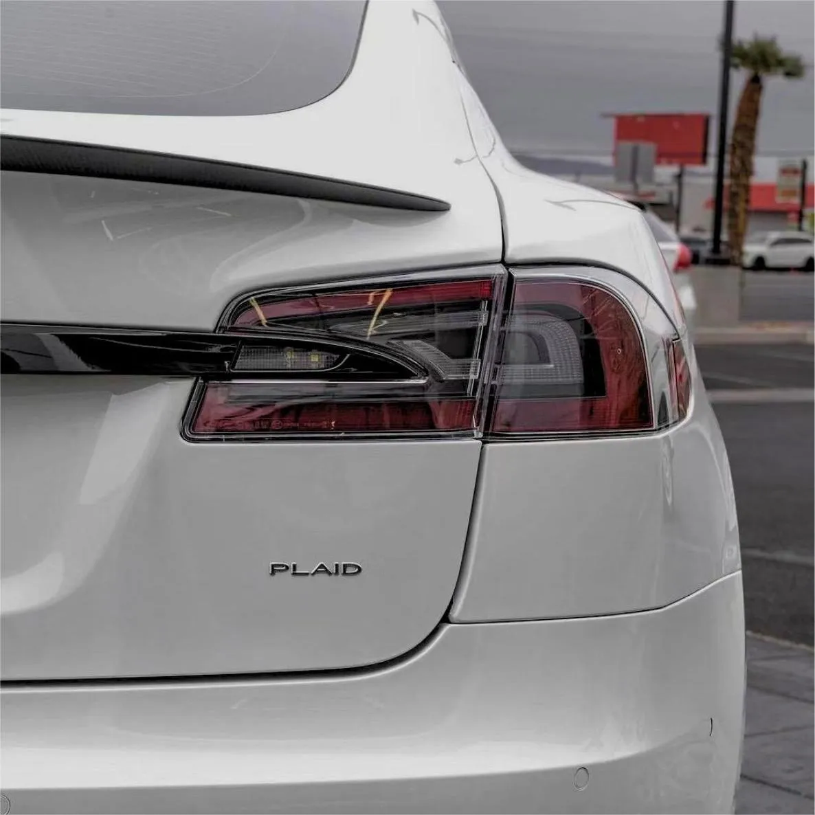 Carbon Fiber Spoiler Performance OEM Style for Tesla Model S 2014-2024