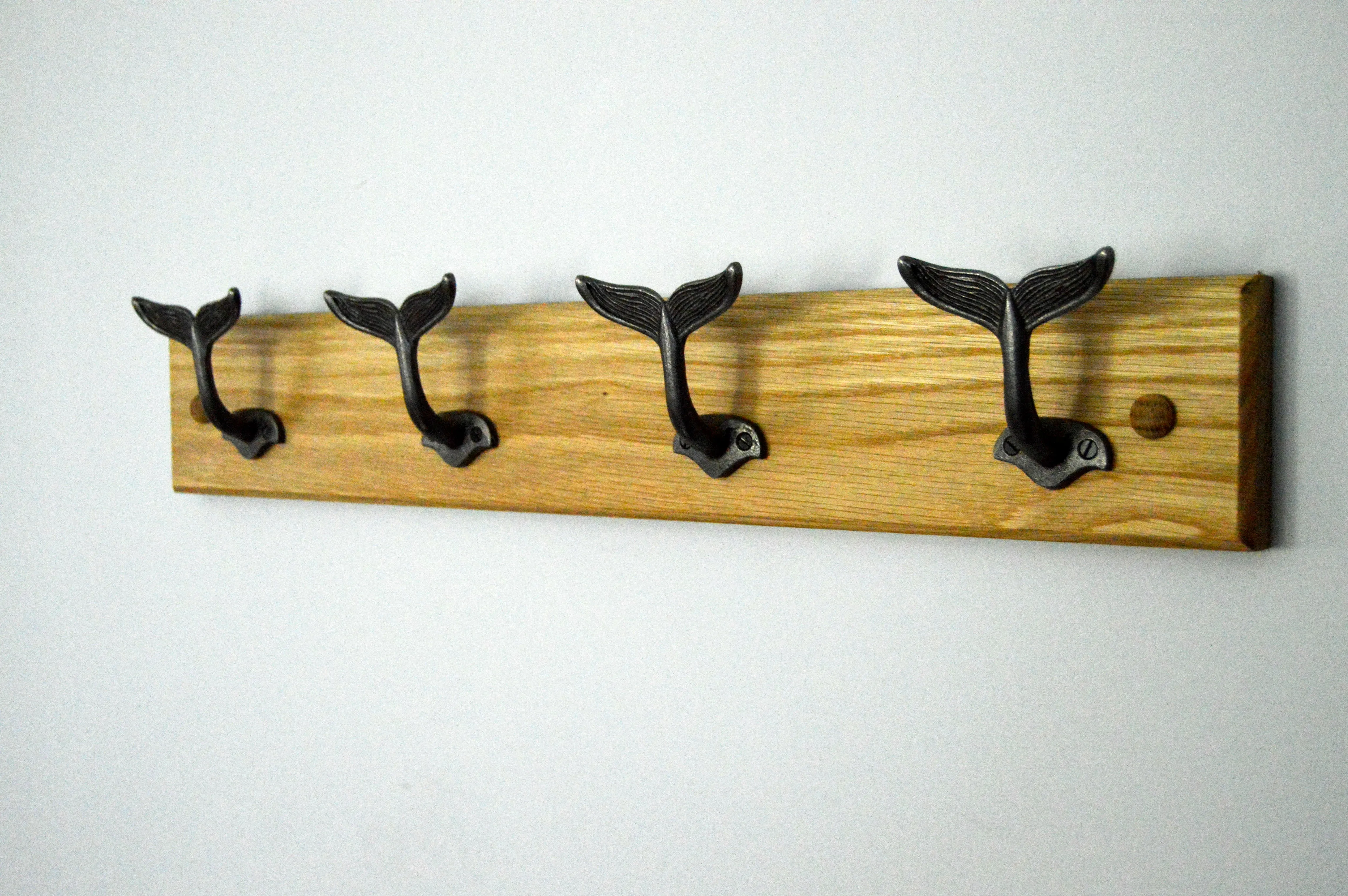 Cast Iron Whale Tail Coat Hooks