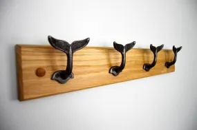 Cast Iron Whale Tail Coat Hooks