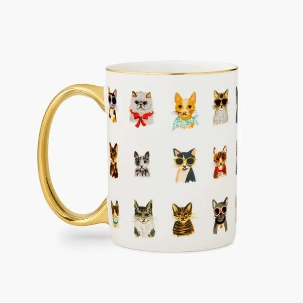 Cat Porcelain Mug by Rifle Paper Co