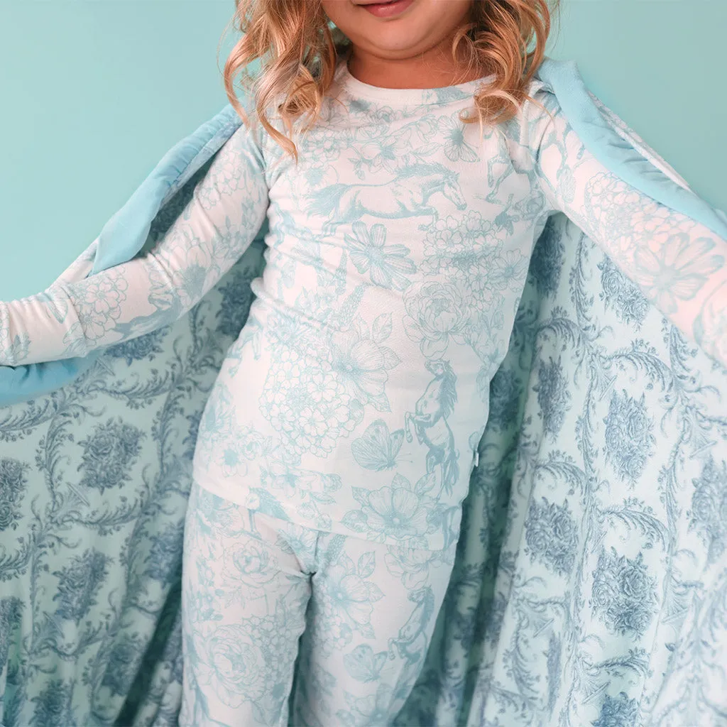 Charlotte Anne & Ava Jane Ruffled Luxe Patoo Blanket