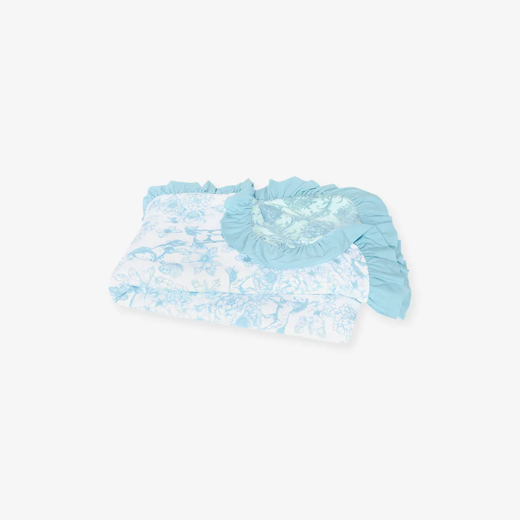 Charlotte Anne & Ava Jane Ruffled Luxe Patoo Blanket