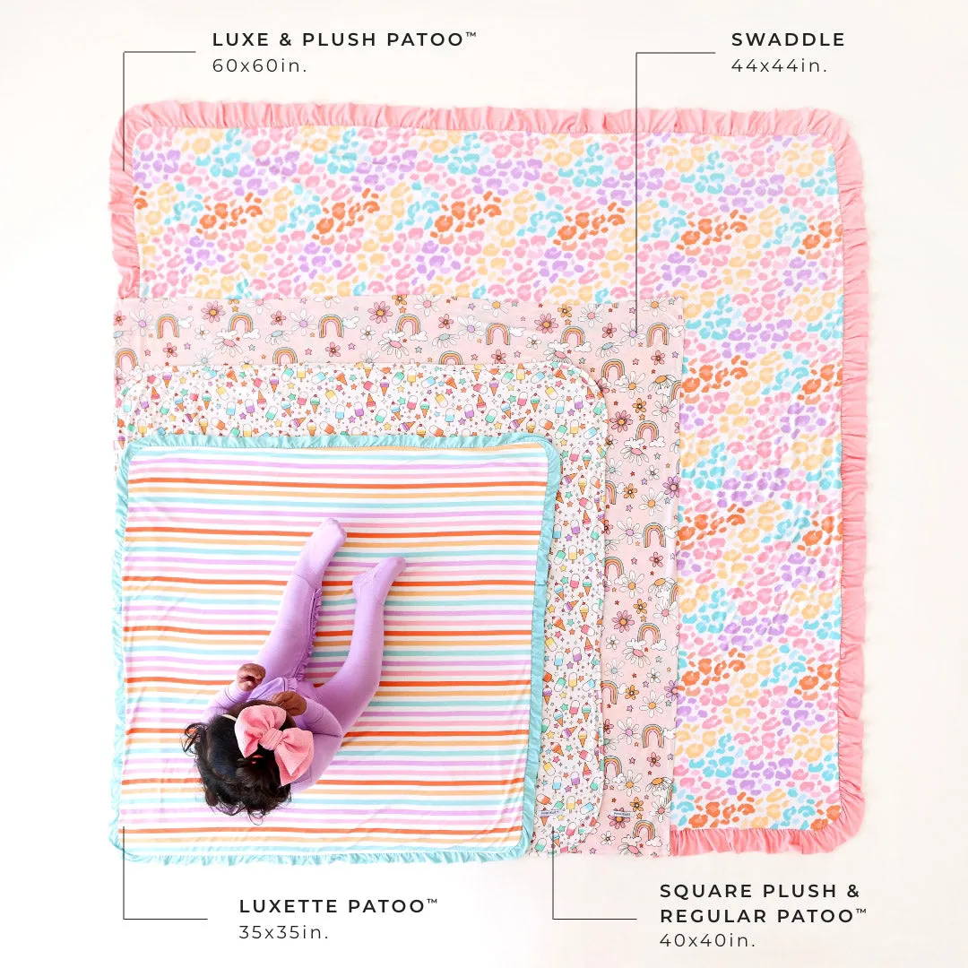 Charlotte Anne & Ava Jane Ruffled Luxe Patoo Blanket