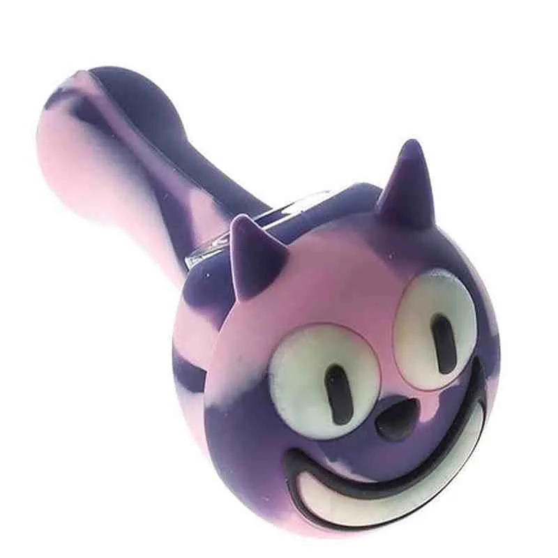 Cheshire Cat Silicone Hand Pipe