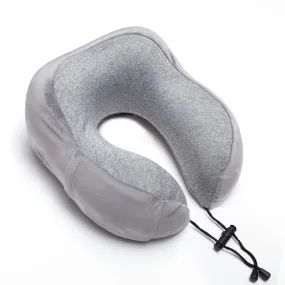 Classic Memory Foam Travel Ergonomic Neck Pillow - Grey