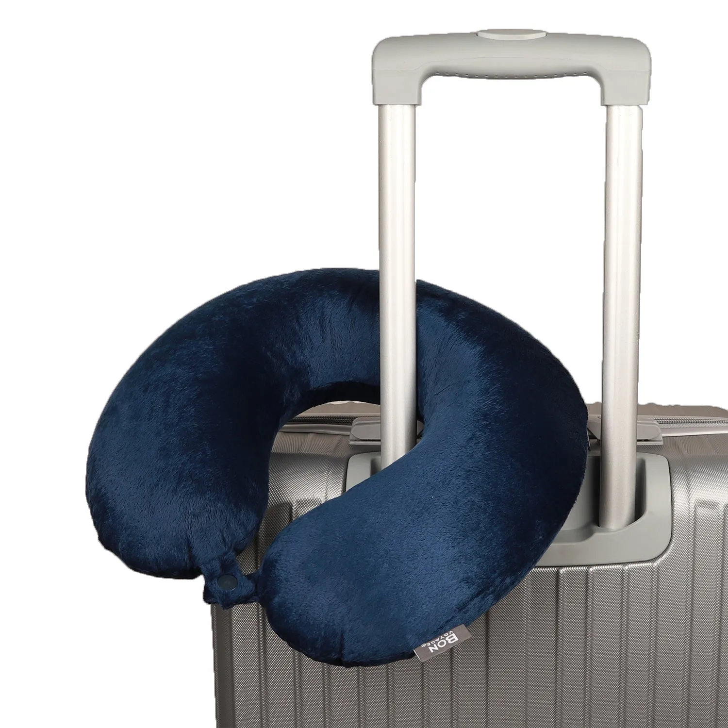 Classic Memory Foam Travel Neck Pillow - Navy